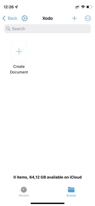 8. Xodo on iPhone