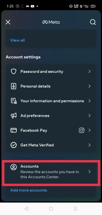 Accounts
