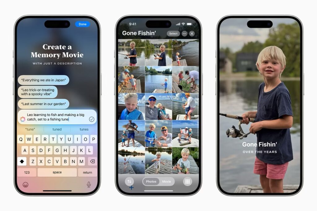 Image of the natural language search in photos