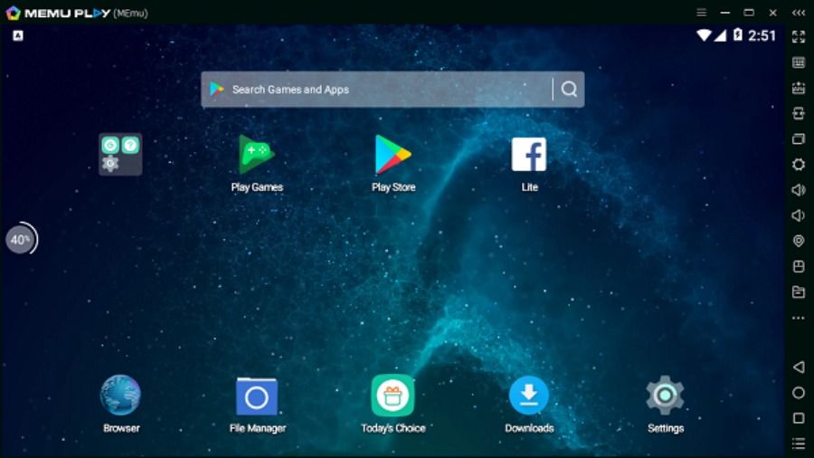 Image of the MeMu play emulator