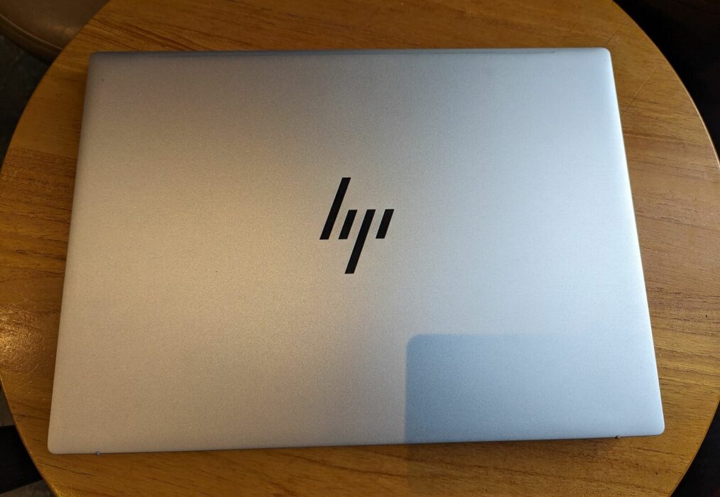 Lid of the HP Pavilion Plus 16