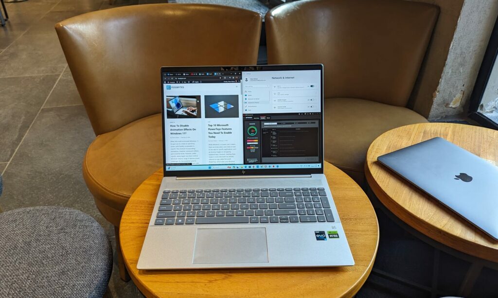 Multitasking on the HP Pavilion Plus 16