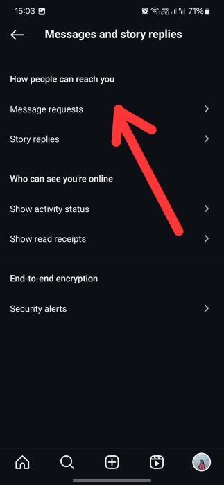 image of message request