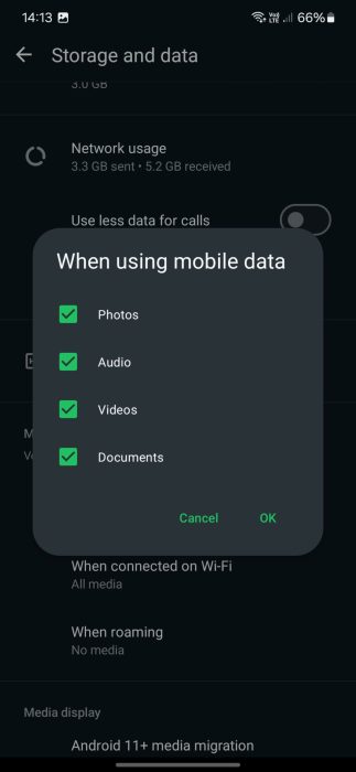 image to check for each option