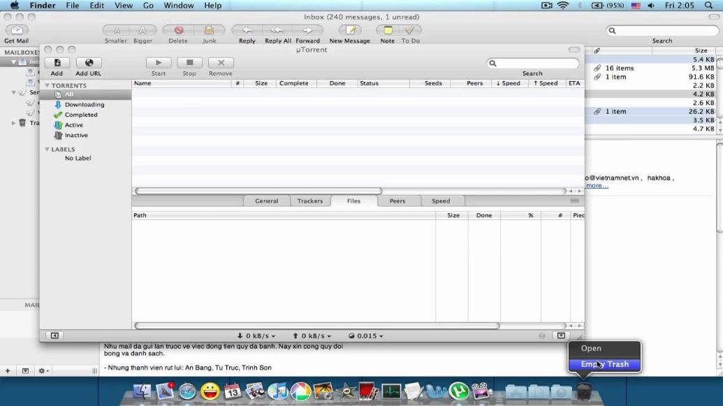 uTorrent mac client