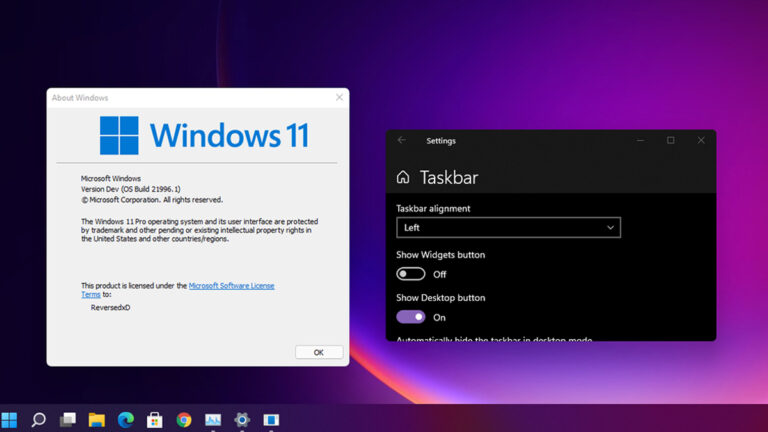 How To Move Windows 11 Taskbar To Left Using Settings and Registry Editor?