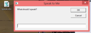speak