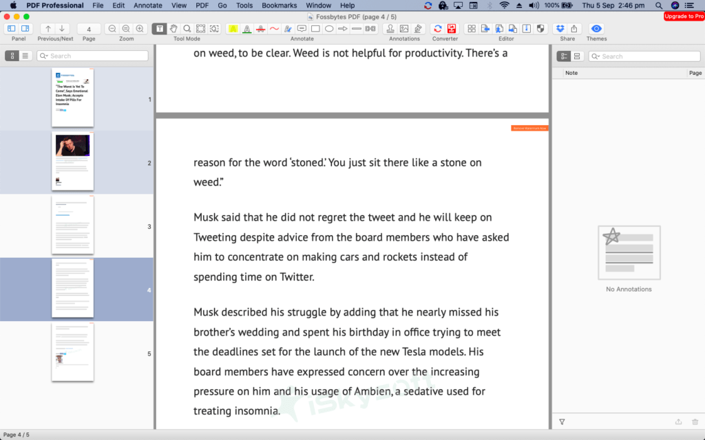 PDF Professional Best PDF Reader for mac